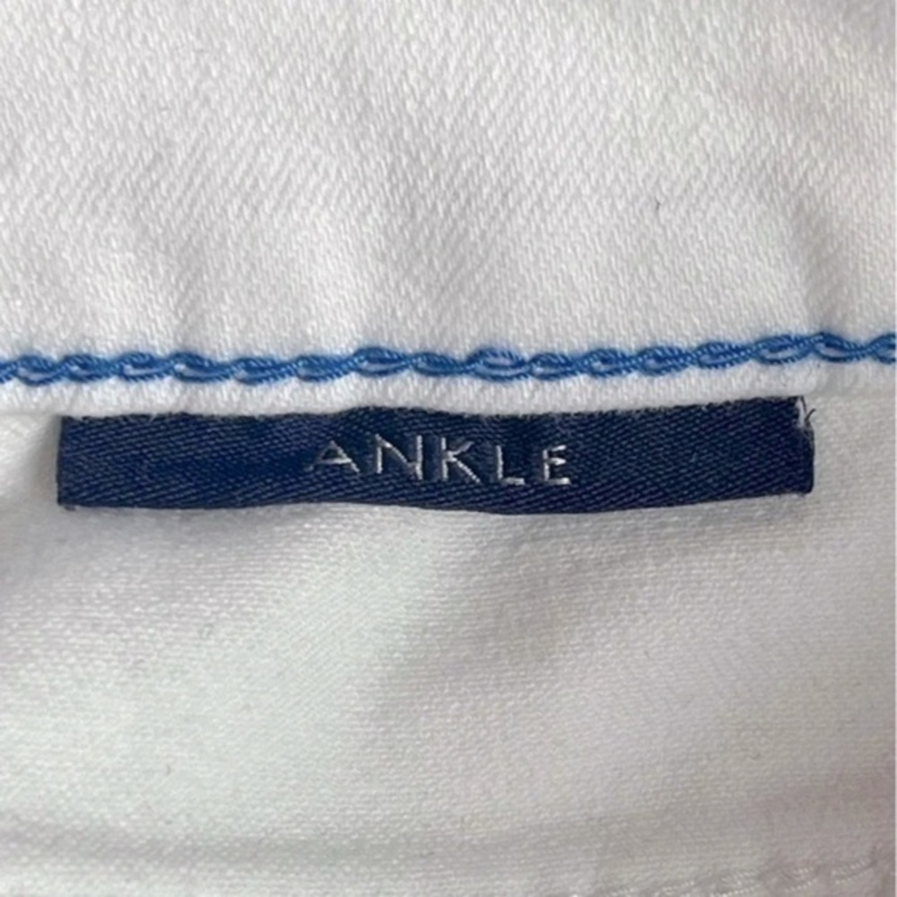 NYDJ White Ankle Embroidered Women’s Jeans Lift & Tuck Technology Size 6 - Picture 6 of 13
